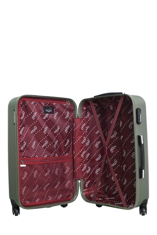 Valise grand volume Bronx (L) - 75 cm  - Argenté, noir et vert