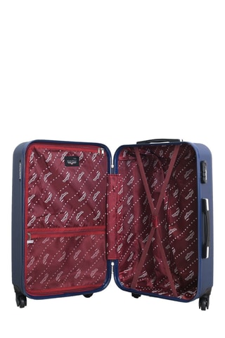 Valise grand volume Bronx (L)  - 75 cm - Argenté, bleu et noir