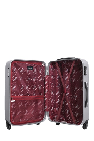 Valise grand volume Bronx (L) - 75 cm  - Argenté et noir