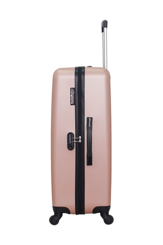 Valise grand volume Springfield (L) - 70 cm - Argenté et noir