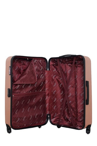 Valise grand volume Springfield (L) - 70 cm - Argenté et noir