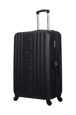 Valise grand volume Springfield (L) - 70 cm  - Argenté et noir