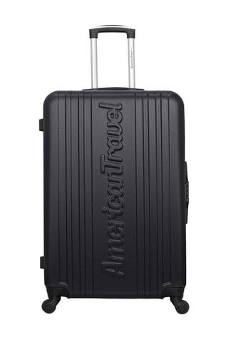 Valise grand volume Springfield (L) - 70 cm  - Argenté et noir
