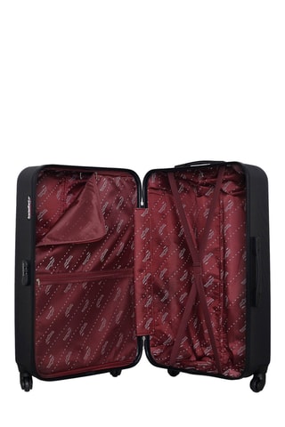 Valise grand volume Springfield (L) - 70 cm  - Argenté et noir
