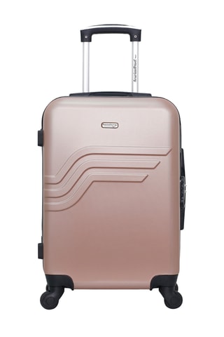 Valise cabine XXS et valise cabine Queens - 46/55 cm - Rose