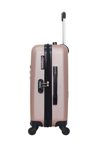 Valise cabine XXS et valise cabine Queens - 46/55 cm - Rose