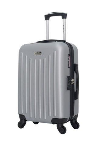 Valise cabine XXS et valise cabine Brooklyn - 46/55 cm - Gris