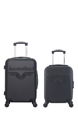 Valise cabine et valise cabine XXS Chelsea  - 55/46 cm - Noir