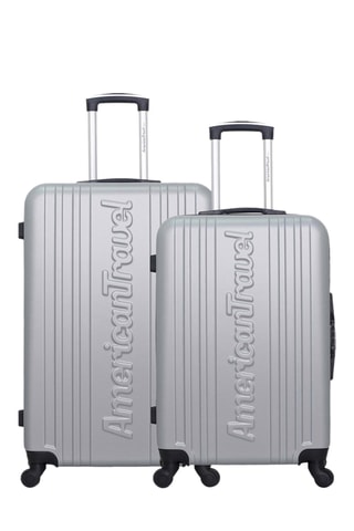 Valise semaine et valise grand volume Springfield (M/L) - 65/75 cm  - Gris