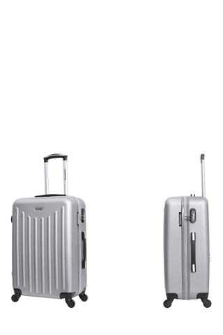 Set de 3 valises Brooklyn (S/M/L) - 55/65/75 cm  - Argenté