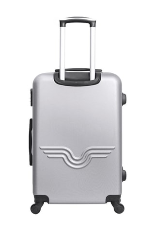 Set de 3 valises Brooklyn (S/M/L) - 55/65/75 cm  - Argenté