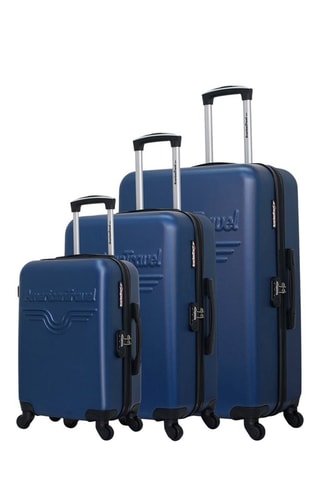 Set de 3 valises Chelsea - 55/65/75 cm  - Bleu