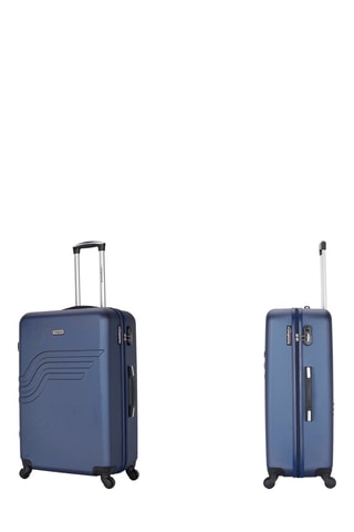 Set de 3 valises Queens (S/M/L) - 55/65/75 cm  - Bleu
