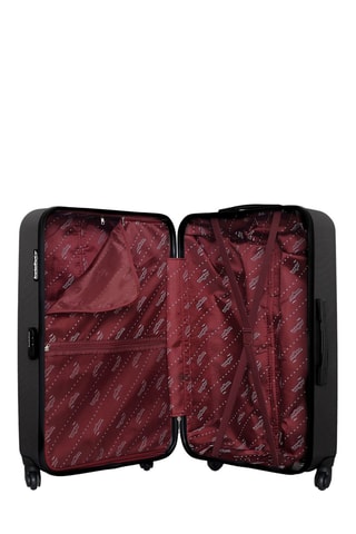 Valise grand volume Brooklyn - 75 cm  - Argenté et noir