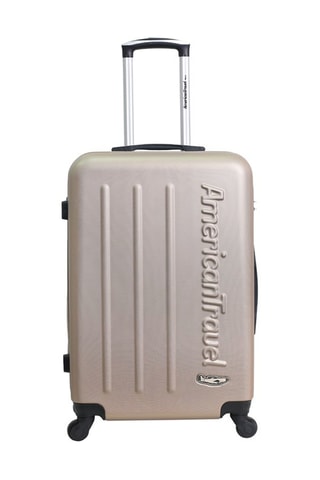 Valise grand volume Bronx (L) - 75 cm  - Argenté, doré et noir