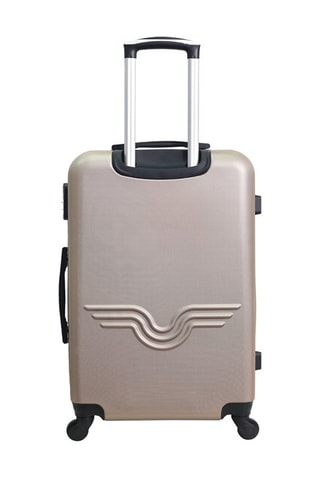 Valise grand volume Bronx (L) - 75 cm  - Argenté, doré et noir