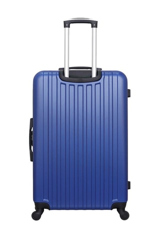 Valise grand volume Springfield (L) - 70 cm  - Argenté, bleu et noir