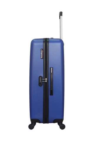 Valise grand volume Springfield (L) - 70 cm  - Argenté, bleu et noir