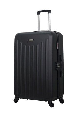 Valise grand volume Brooklyn (L)  - 75 cm - Argenté et noir