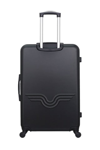 Valise grand volume Brooklyn (L)  - 75 cm - Argenté et noir