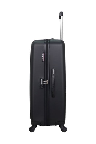 Valise grand volume Brooklyn (L)  - 75 cm - Argenté et noir