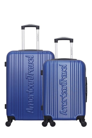 Valise cabine et valise semaine Springfield (S/M) - 55/65 cm  - Bleu