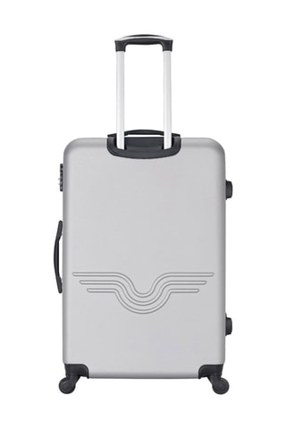 Set de 3 valises Queens (S/M/L) - 55/65/75 cm  - Argenté