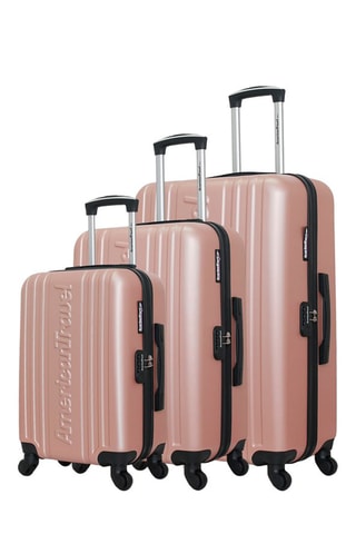 Set de 3 valises Springfield - 50/60/70 cm  - Rose