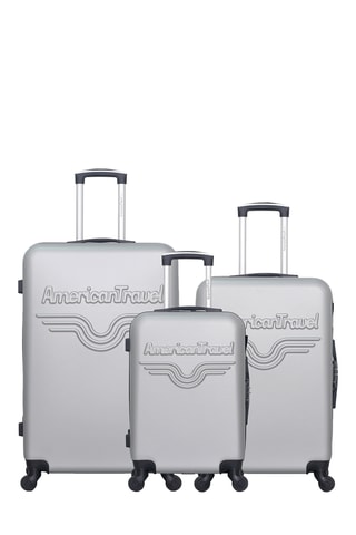 Set de 3 valises Chelsea - 75/65/55 cm - Gris