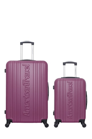 Valise cabine et valise grand volume Springfield (S/L) - 55/75 cm - Violet