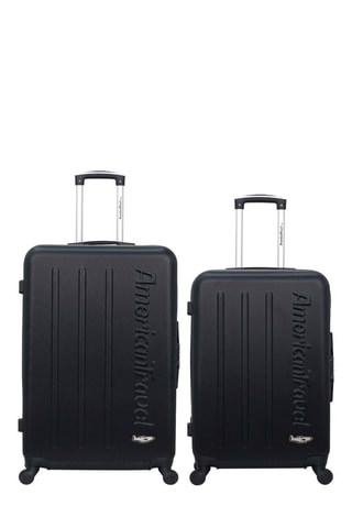 Valise semaine et valise grand volume Bronx (M/L) Noir - 65/75 cm  - Noir
