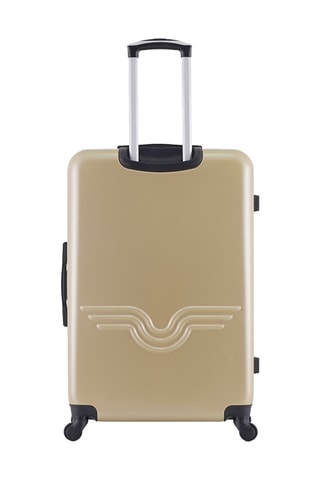 Valise grand volume et valise semaine Detroit - 75/65 cm - Beige