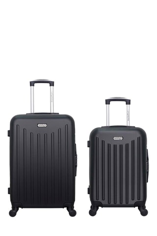 Valise cabine et valise semaine Brooklyn (S/M) - 55/65 cm  - Noir