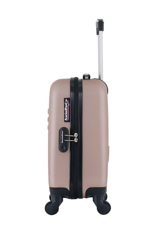Valise cabine low cost Queens (XS) Doré rose - 46 cm  - Rose et doré