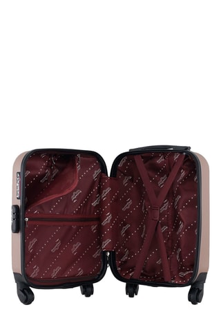 Valise cabine low cost Queens (XS) Doré rose - 46 cm  - Rose et doré