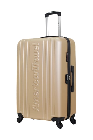 Valise cabine XXS et valise grand volume Springfield - 46/75 cm - Doré