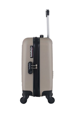 Valise cabine low cost Bronx (XS) - 46 cm  - Noir, beige et argenté