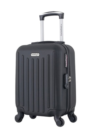 Valise cabine low cost Brooklyn (XS) - 46 cm  - Noir et argenté