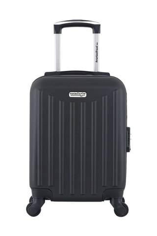 Valise cabine low cost Brooklyn (XS) - 46 cm  - Noir et argenté