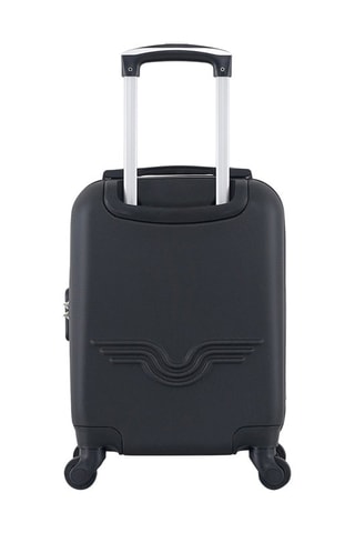 Valise cabine low cost Brooklyn (XS) - 46 cm  - Noir et argenté