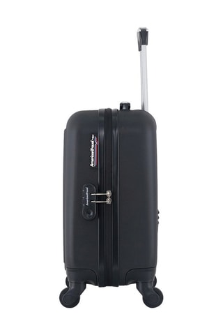 Valise cabine low cost Brooklyn (XS) - 46 cm  - Noir et argenté