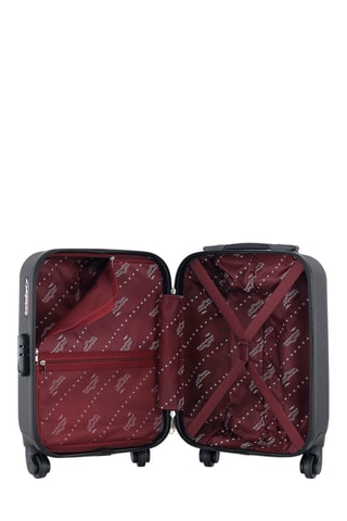 Valise cabine low cost Brooklyn (XS) - 46 cm  - Noir et argenté