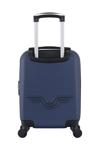 Valise cabine low cost Bronx (XS) - 46 cm  - Noir, bleu et argenté