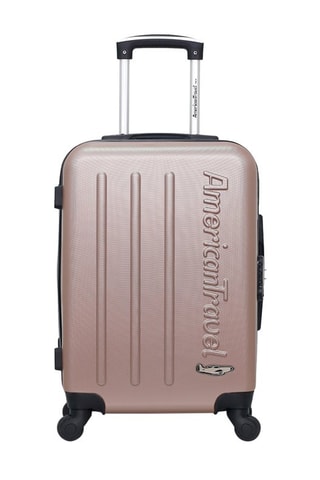 Valise cabine Bronx (S) - 55 cm  - Noir, rose et argenté