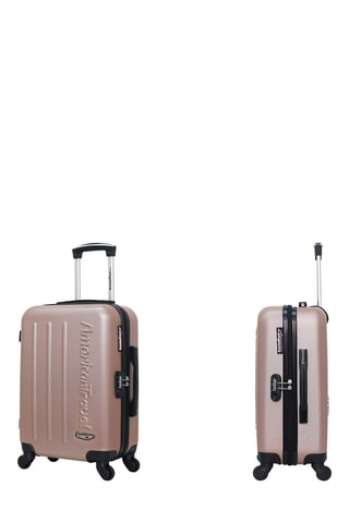 Valise cabine Bronx (S) - 55 cm  - Noir, rose et argenté