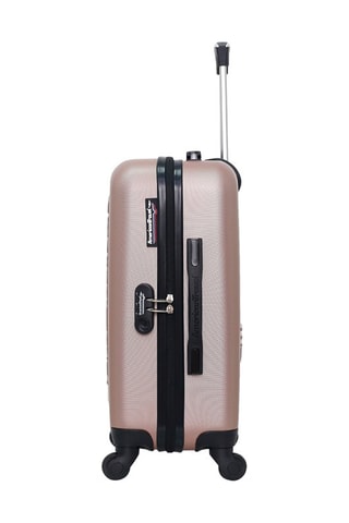 Valise cabine Bronx (S) - 55 cm  - Noir, rose et argenté