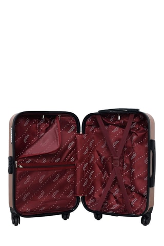 Valise cabine Bronx (S) - 55 cm  - Noir, rose et argenté