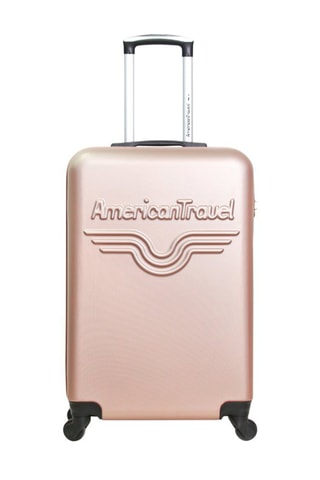 Valise cabine Chelsea (S) - 55 cm - Noir, rose, doré et argenté