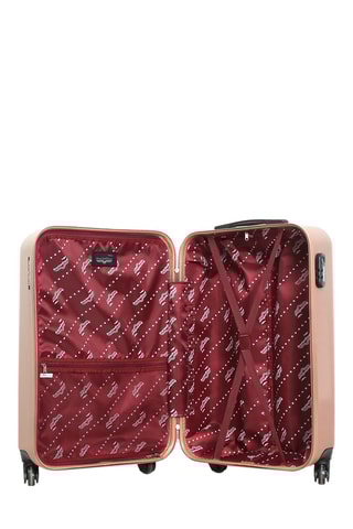 Valise cabine Chelsea (S) - 55 cm - Noir, rose, doré et argenté