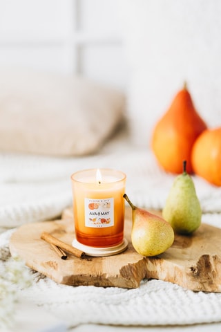Bougie parfumée Pumpkin pie - Poire, vanille et cannelle